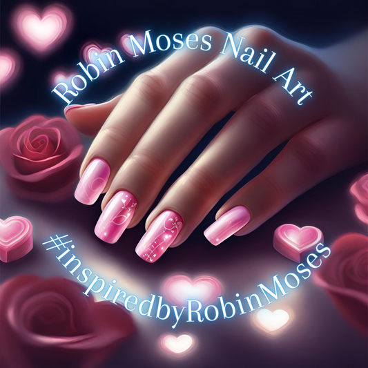 Limited Edition Valentine's Day Sticker #1 by Robin Moses Nail Art