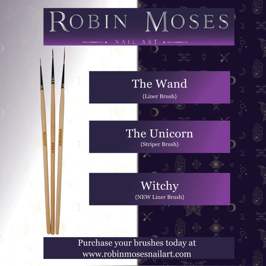 Get a Set of all 3 Brushes! One Wand, One Unicorn and One NEW Witchy!